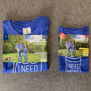 MATCHING FAMILY T-SHIRTS! “I NEED MORE BEER” & “I NEED MORE MILK”